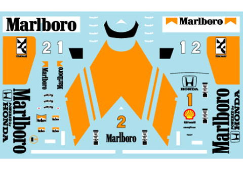 Museum collection D918 1/43 McLaren MP4/7 Logo (PMA)【メール便可】