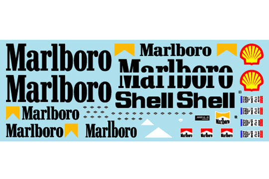 Museum collection D929 1/12 McLaren MP4/4 Logo Decal (PMA) 【メール便可】