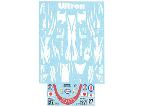 Museum collection D962 1/24 Toyota TS020 LM 1998 Decal (Tamiya