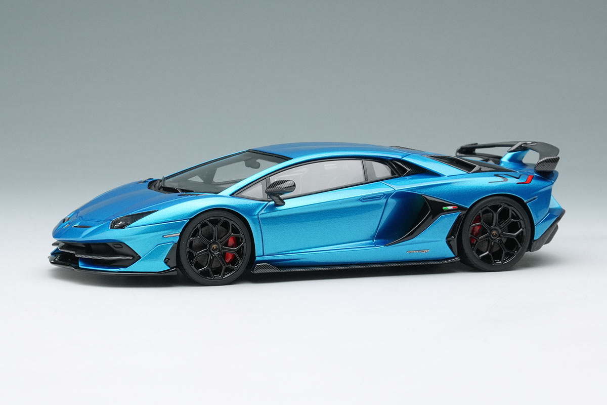 EIDOLON EM438M Lamborghini Aventador SVJ 2018 (Leirion Wheel) Blu Aegir (Carbon Package) Limited 80pcs