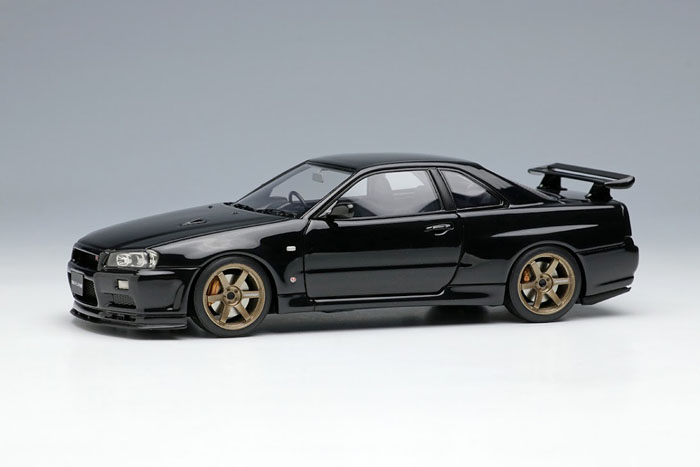 EIDOLON EM510E Nissan Skyline GT-R (BNR34) V-Spec II Nur 2002 (TE37 Wheel) B lack Pearl