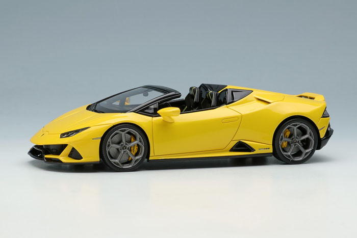 【お取り寄せ商品】 EIDOLON EM522D Lamborghini Huracan EVO Spider 2019 (AESIR wheel) Pearl Yellow Limited 50pcs