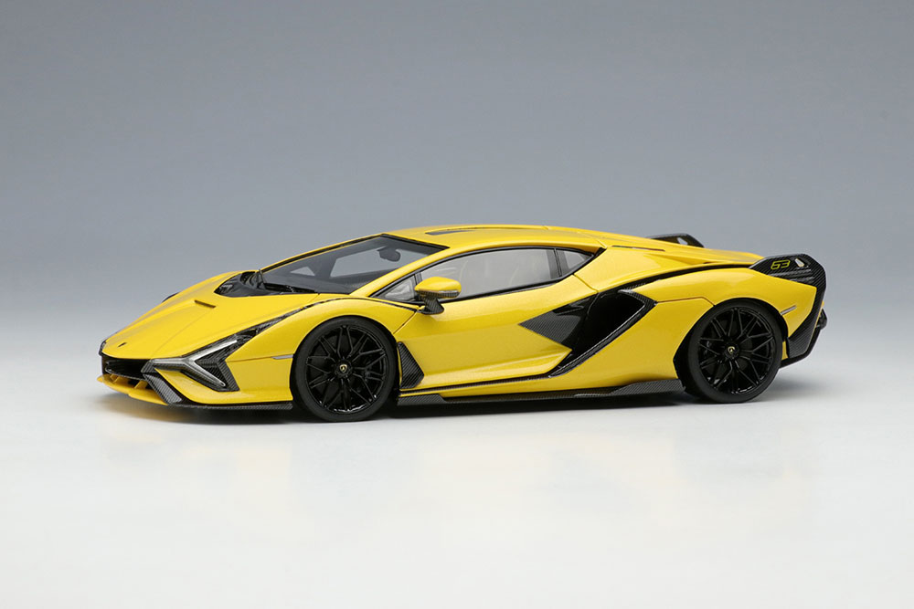 EIDOLON EM533F Lamborghini Sian FKP37 2019 Giallo Inti Limited 60pcs