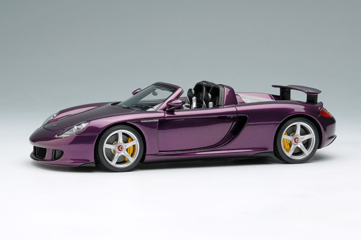 【お取り寄せ商品】 EIDOLON EM567F Porsche Carrera GT 2004 (Rear Wing Up) Viola Metallic Limited 80pcs