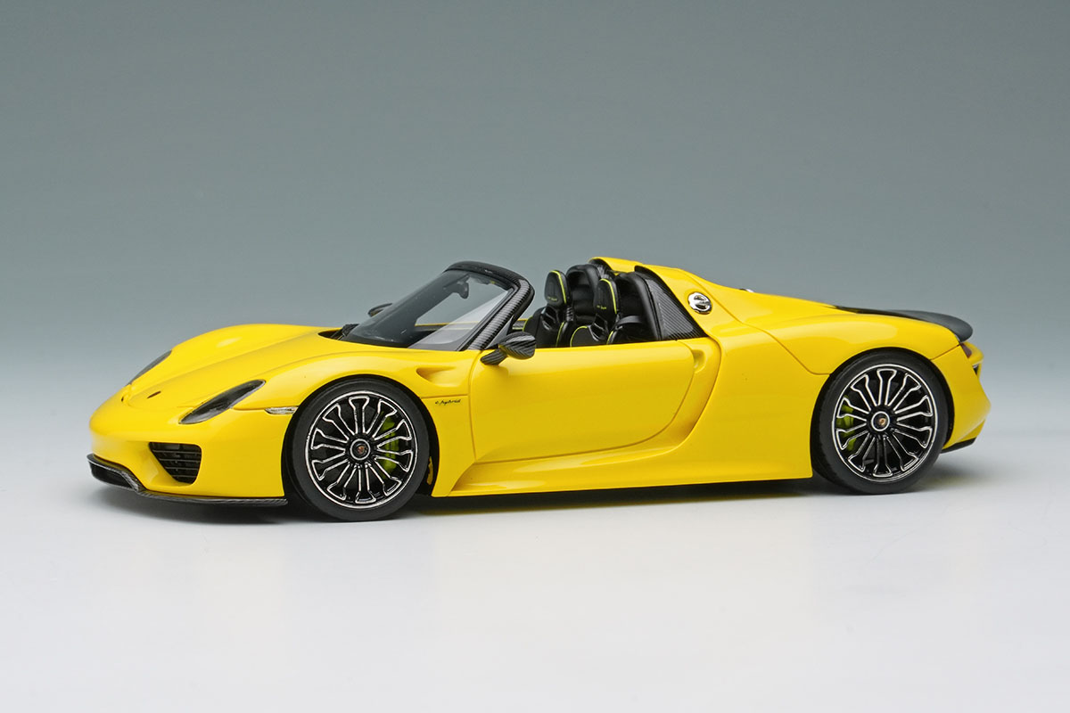 EIDOLON EM568G Porsche 918 Spyder 2011 Racing Yellow (Carbon Detail) (Limited 80pcs)