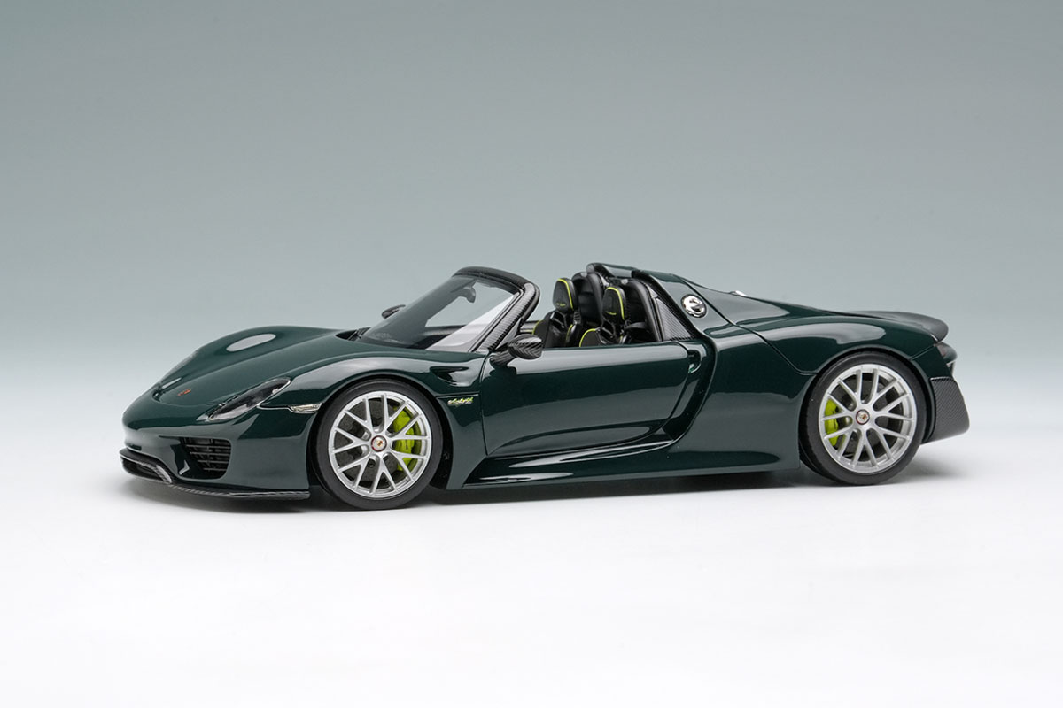 【お取り寄せ商品】 EIDOLON EM569H Porsche 918 Spyder weissach Package 2011 Breqster Green Limited 80pcs