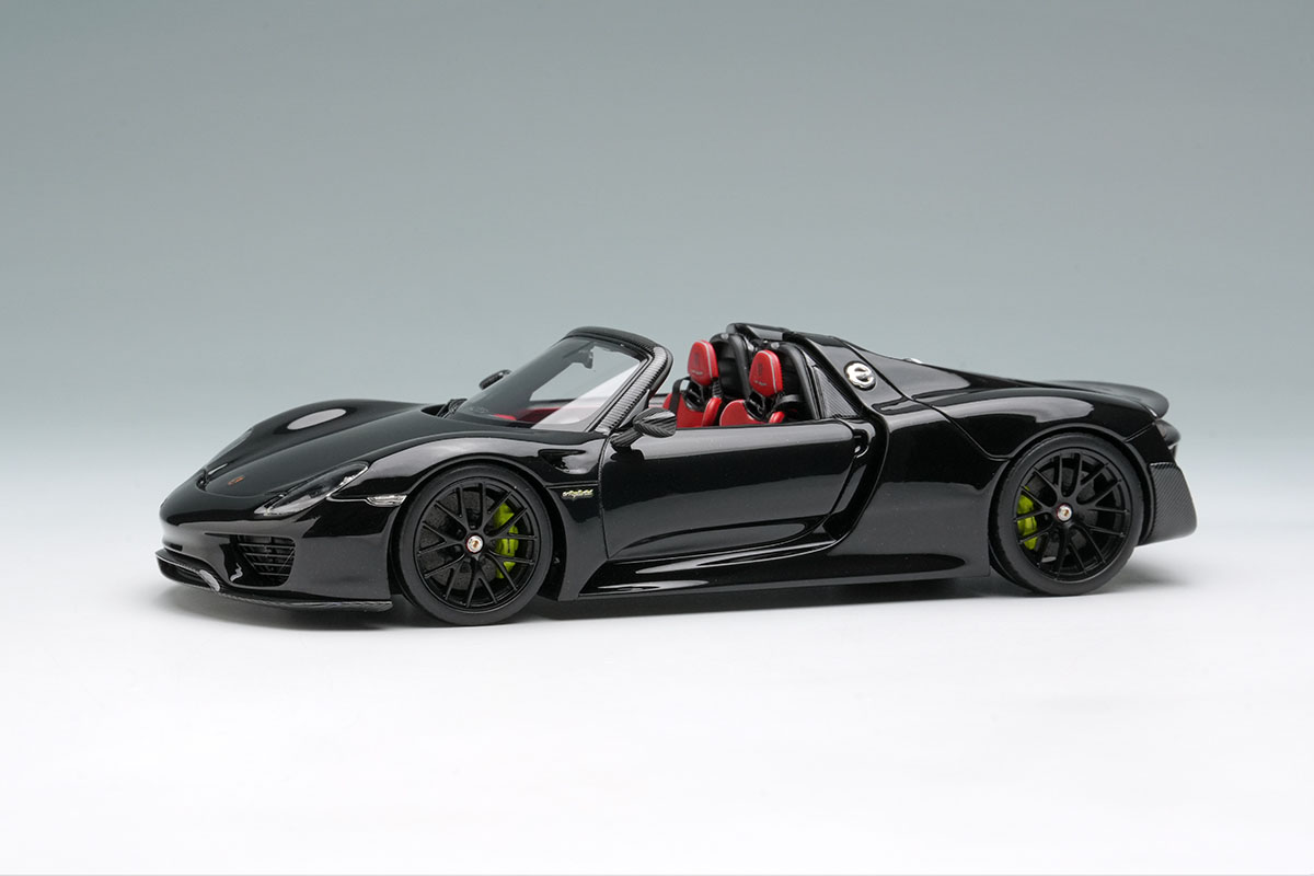 【お取り寄せ商品】 EIDOLON EM569I Porsche 918 Spyder weissach Package 2011 Basalt Black Metallic Limited 60pcs
