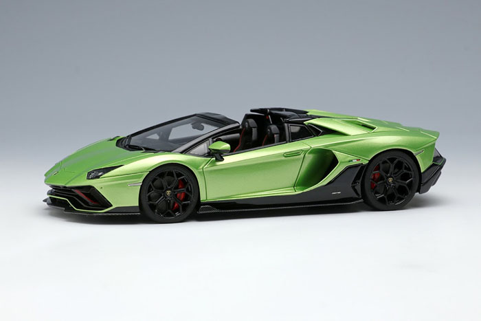 EIDOLON EM635C Lamborghini Aventador LP780-4 Ultimae Roadster 2021 (Leirion Wheel) Verde Ithaca Limited 60pcs
