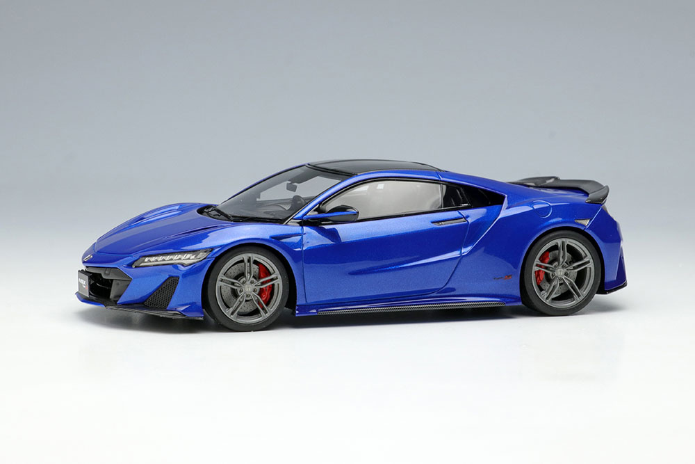 EIDOLON EM707C Honda NSX Type S 2021 with Rear Spoiler Nouvelle Blue Pearl Limited 50pcs