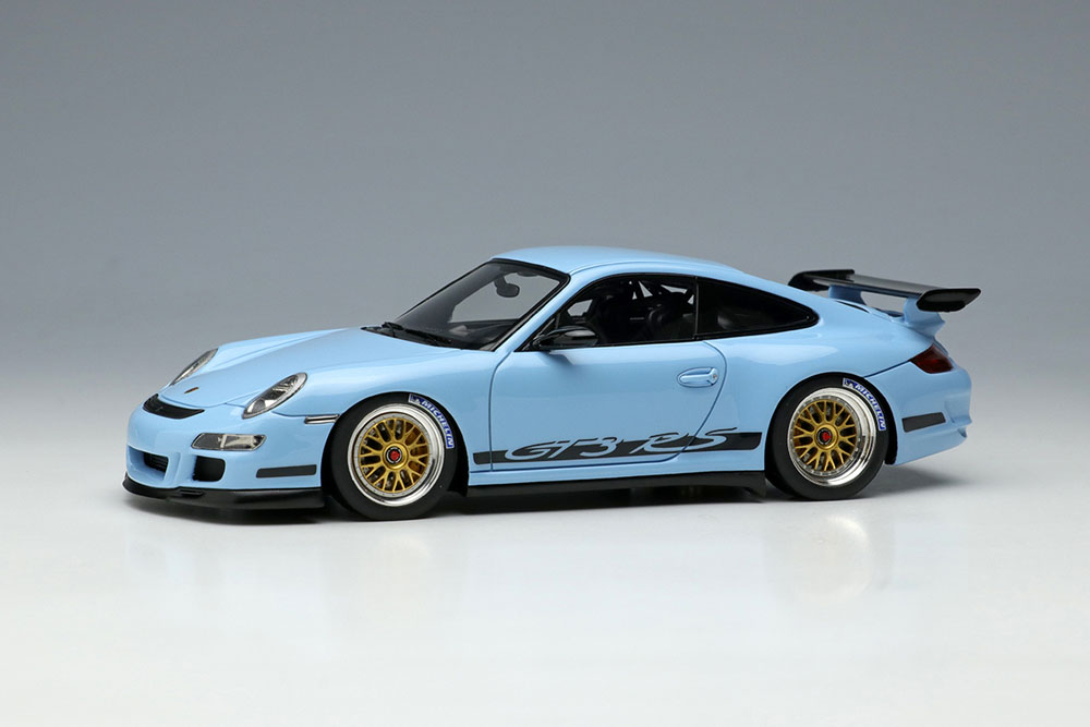 EIDOLON EM711B Porsche 911 (997) GT3 RS (BBS LM Wheel) Gulf Blue / Black Livery Limited 60pcs