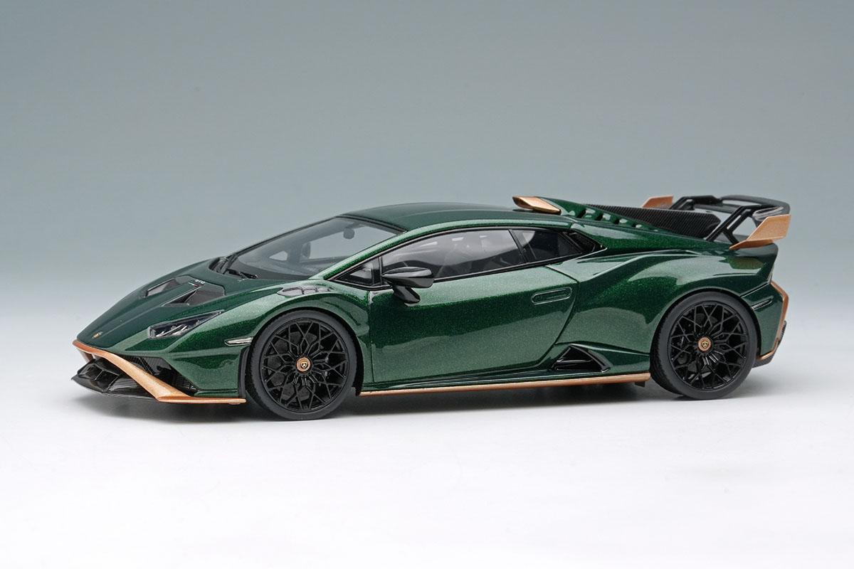 EIDOLON EM737D Lamborghini Huracan STO 2021 Verde Hydra / Gold Limited 60pcs