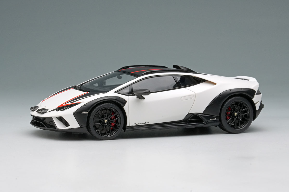 【お取り寄せ商品】 EIDOLON EM738F Lamborghini Huracan Sterrato 2024 Matte White / Red Black Stripe Limited 60pcs