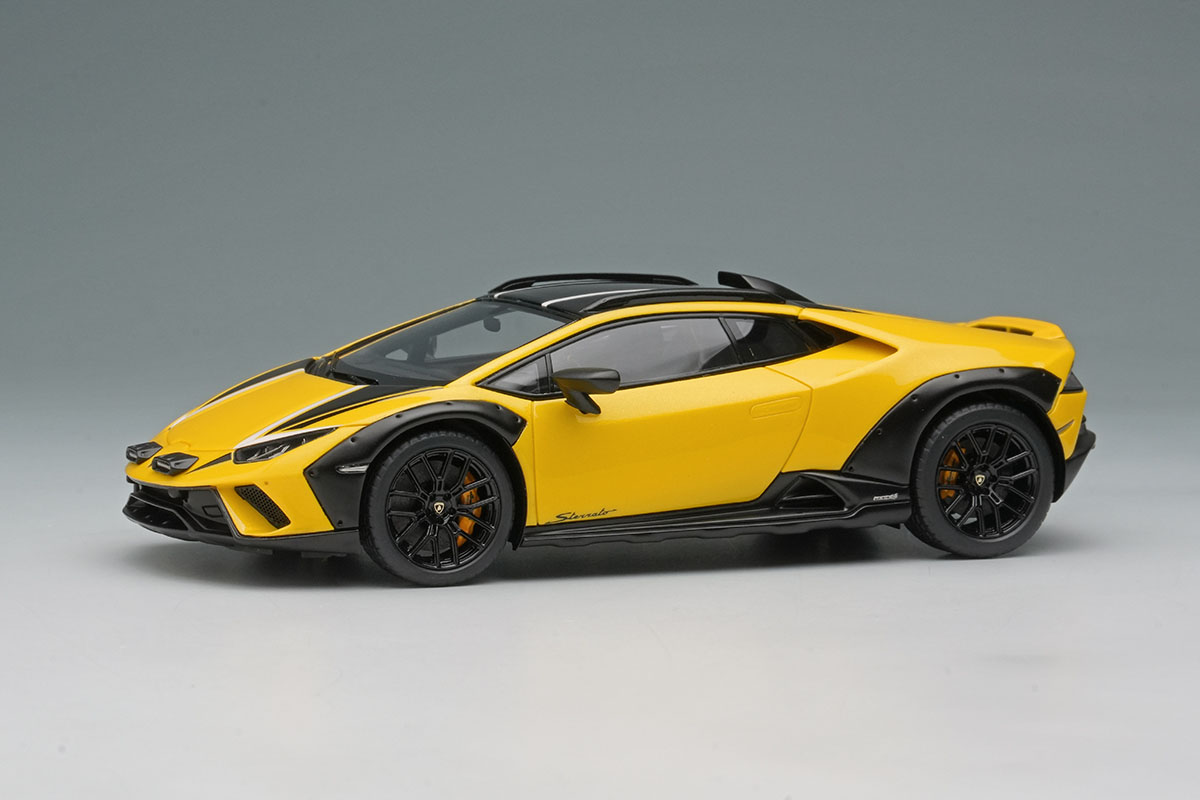 EIDOLON EM738G Lamborghini Huracan Sterrato 2024 Giallo Inti / White Black Stripe Limited 60pcs