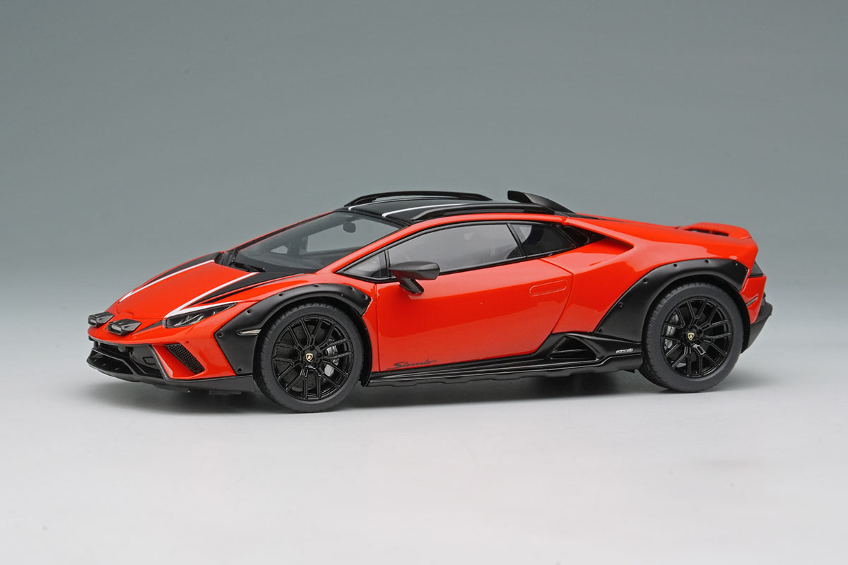 【お取り寄せ商品】 EIDOLON EM738I Lamborghini Huracan Sterrato 2024 Rosso Mars / White Black Stripe Limited 40pcs