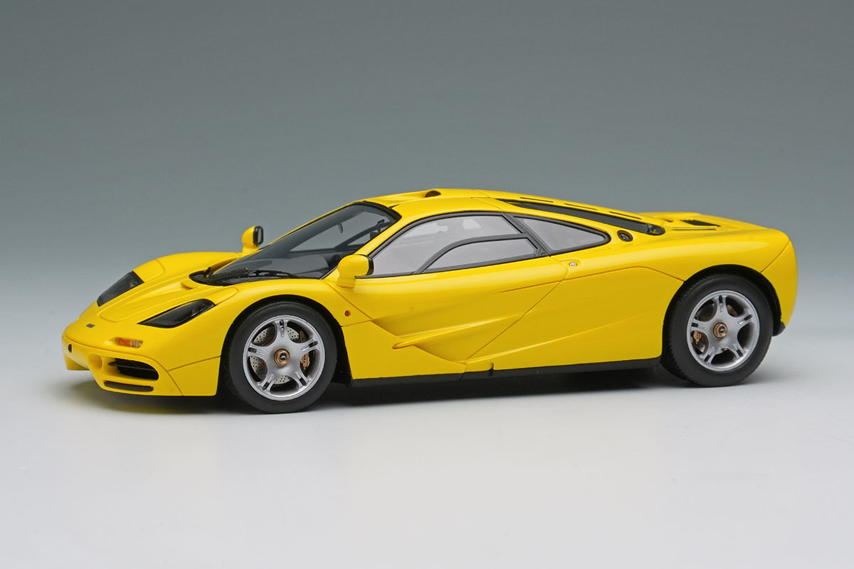 EIDOLON EM748E McLaren F1 Roadcar 1994 Titanium Yellow Limited 60pcs