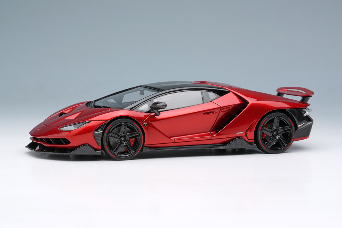 ** 予約商品 ** EIDOLON EM780C Lamborghini Centenario LP770-4 2016 Rear Wing Up Rosso Efesto Limited 60pcs