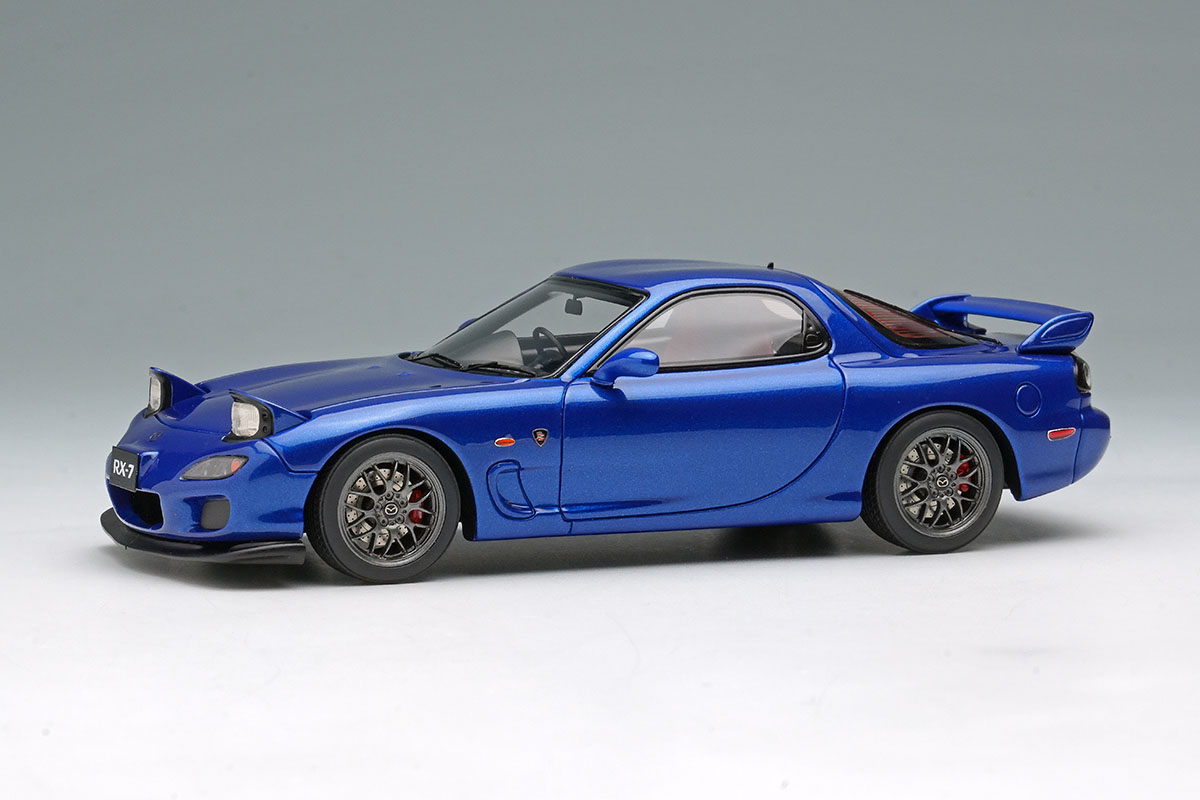 EIDOLON EM817C Mazda RX-7 FD3S Spirit R TypeA 2002 (Head Lamp open) Innocent Blue Mica Limited 120pcs