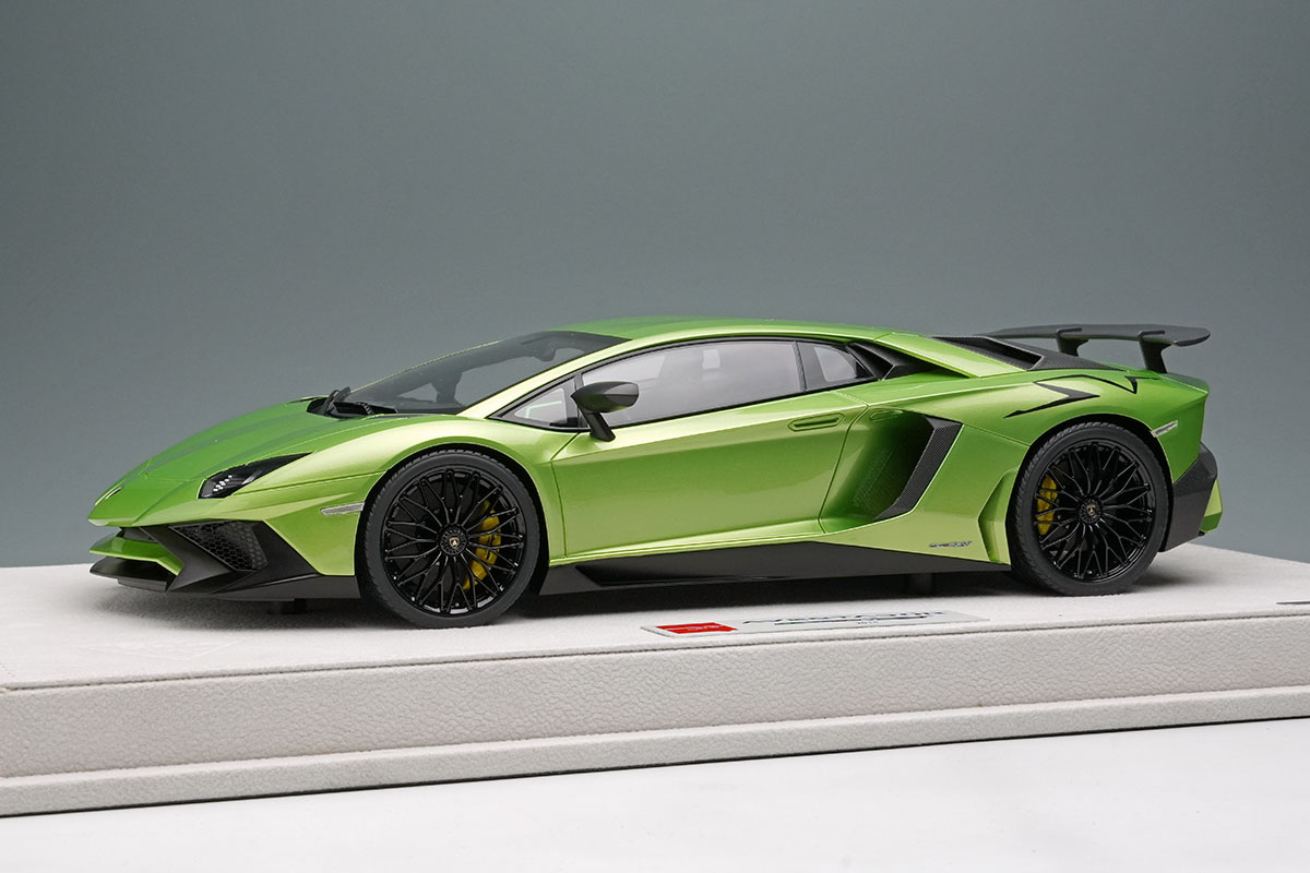 【お取り寄せ商品】 EIDOLON EML005G 1/18 Lamborghini Aventador LP750-4 SV 2015 Verde Ithaca Limited 50pcs