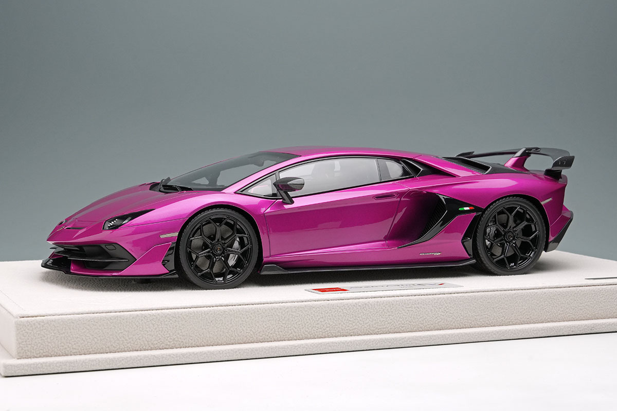 【お取り寄せ商品】 EIDOLON EML025G 1/18 Lamborghini Aventador SVJ 2018 (Leirion wheel) Viola Ashifa Limited 80pcs