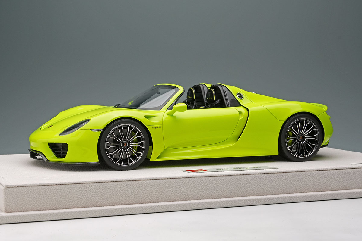 【お取り寄せ商品】 EIDOLON EML045G 1/18 Porsche 918 Spyder 2011 Acid Green Limited 100pcs