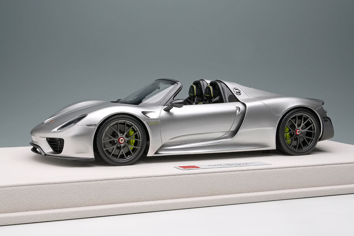EIDOLON EML089B 1/18 Porsche 918 Spyder Weissach Package 2011 GT Silver