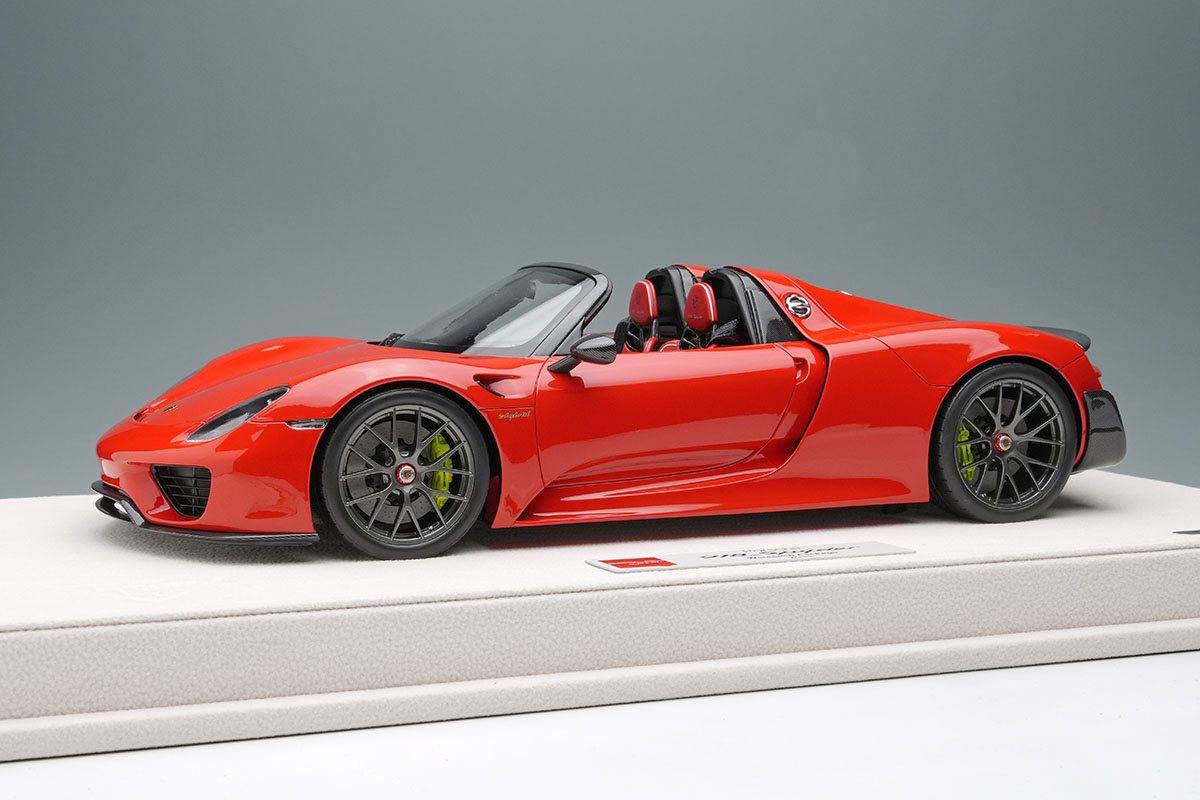 EIDOLON EML089E 1/18 Porsche 918 Spyder Weissach Package 2011 Guards Red  Limited 60pcs