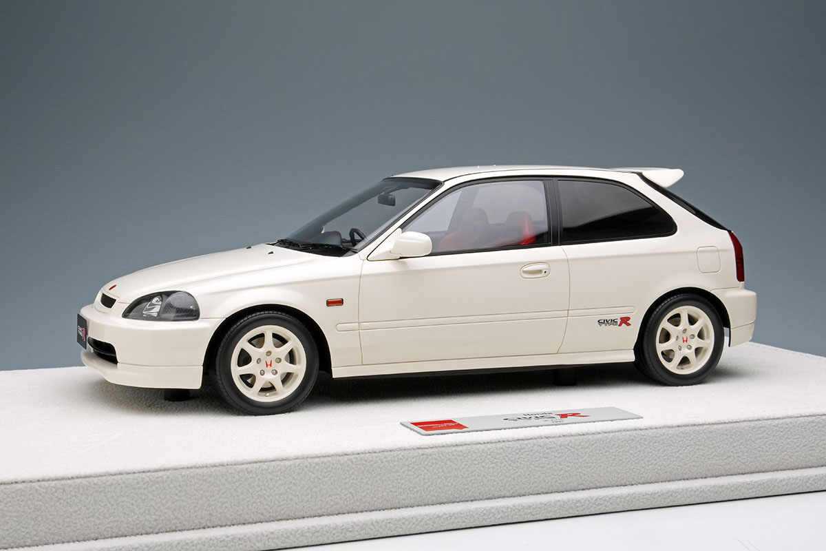 EIDOLON EML115A 1/18 Honda Civic TYPE R (EK9) 1997 Championship White