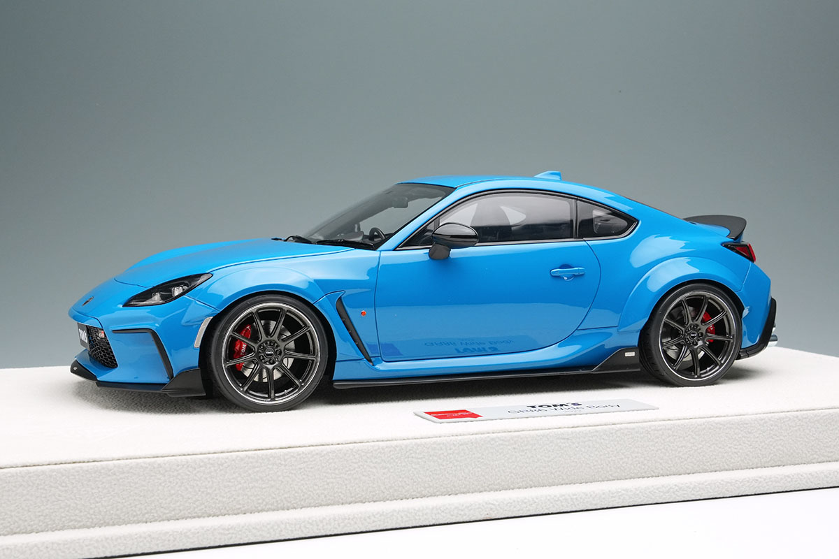 EIDOLON EML120D 1/18 TOM'S GR86 Wide Body 2022 Bright Blue Limited 50pcs