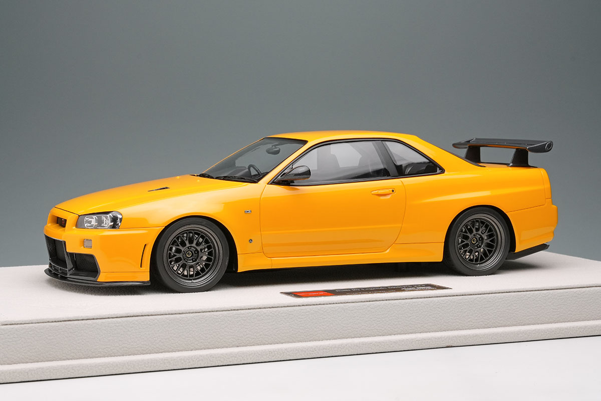 【お取り寄せ商品】 EIDOLON EML130C 1/18 Built By Legends Mine's Skyline GT-R (BNR34) Yamabuki Yellow