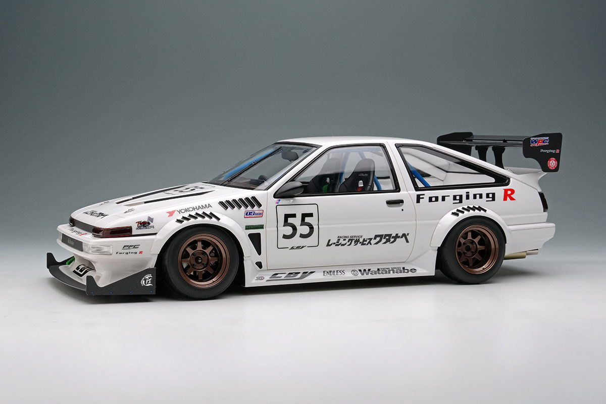 ** 予約商品 ** EIDOLON EML142 1/18 Crystal Body Yokohama Sprinter Trueno GT-Apex (AE86) (3Door) Limited 200pcs