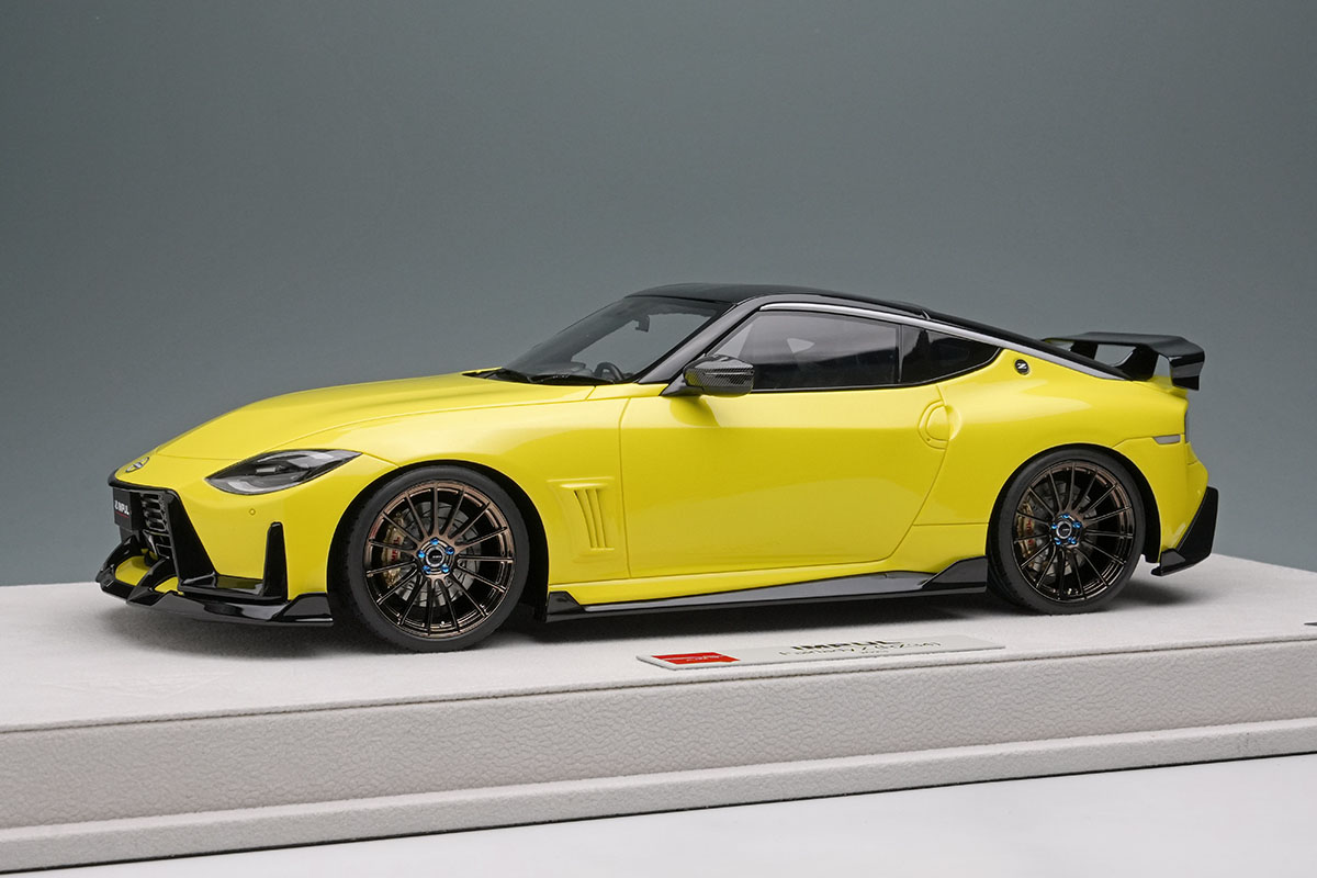 【お取り寄せ商品】 EIDOLON EML194E 1/18 IMPUL Fairlady Z 2023 Ikazuchi Yellow / Super Black Limited 60pcs