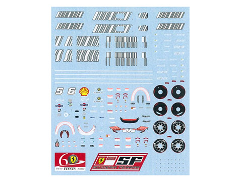 F'artefice Decal FM-0044 1/43 Ferrari F2007 Barcode for Mattel 【メール便可】