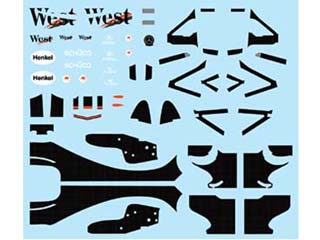 F'artefice Decal FW-0004 1/43 McLaren MP4/20 Decal for Tameo 【メール便可】