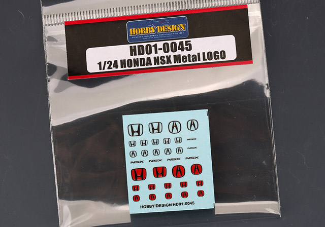 Hobby Design HD01_0045 1/24 ホンダ NSX メタルロゴ 【メール便可】