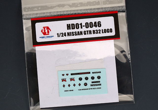 Hobby Design HD01_0046 1/24 ニッサン GTR R32 メタルロゴ