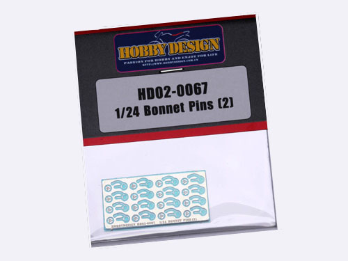 Hobby Design HD02_0067 1/24 Bonnet Pins (2)エッチングセット【メール便可】