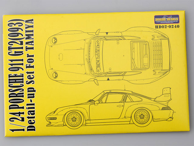 Hobby Design HD02_0240 1/24 タイサンスターカード ポルシェ 911 GT2 ディテールアップセット For Tamiya