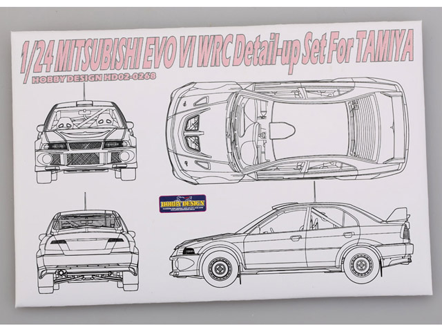 Hobby Design HD02_0268 1/24 ミツビシ ランサー EVO VI WRC ディテールアップセット for Tamiya
