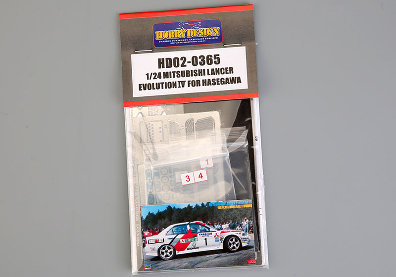 Hobby Design HD02_0365 1/24 ミツビシ ランサー Evolution IV ディテールアップセット for Hasegawa
