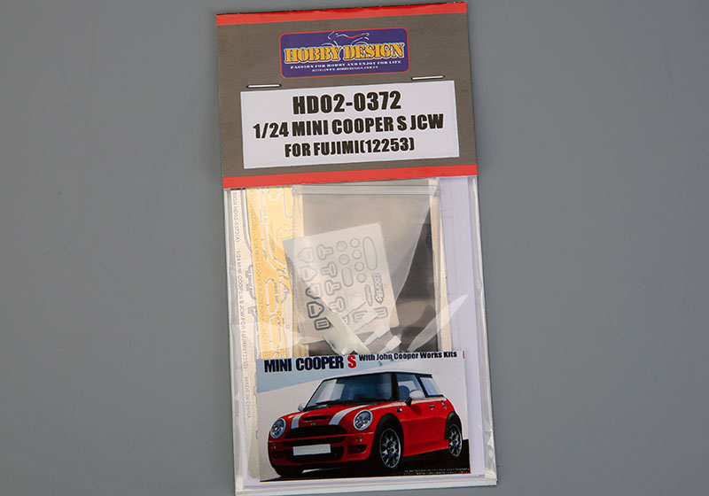 Hobby Design HD02_0372 1/24 Mini Cooper S JCW Detail-up set for Fujimi