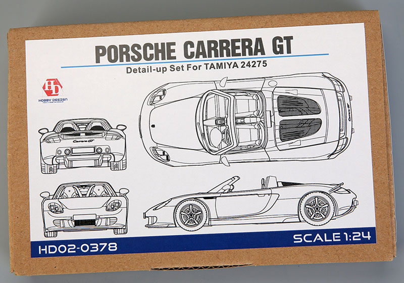 Hobby Design HD02_0378 1/24 Porsche Carrera GT Detail up set for Tamiya