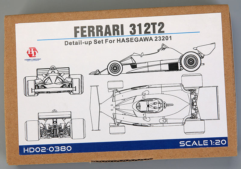 Hobby Design HD02_0380 1/20 Ferrari 312T2 Detail up set for Hasegawa