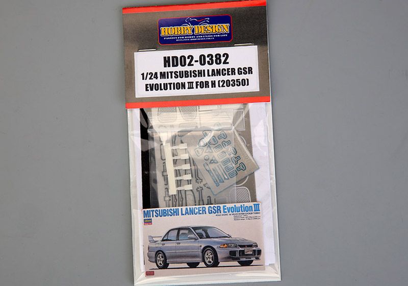 Hobby Design HD02_0382 1/24 Mitsubishi Lancer GSR Evolution III Detail up set for Hasegawa