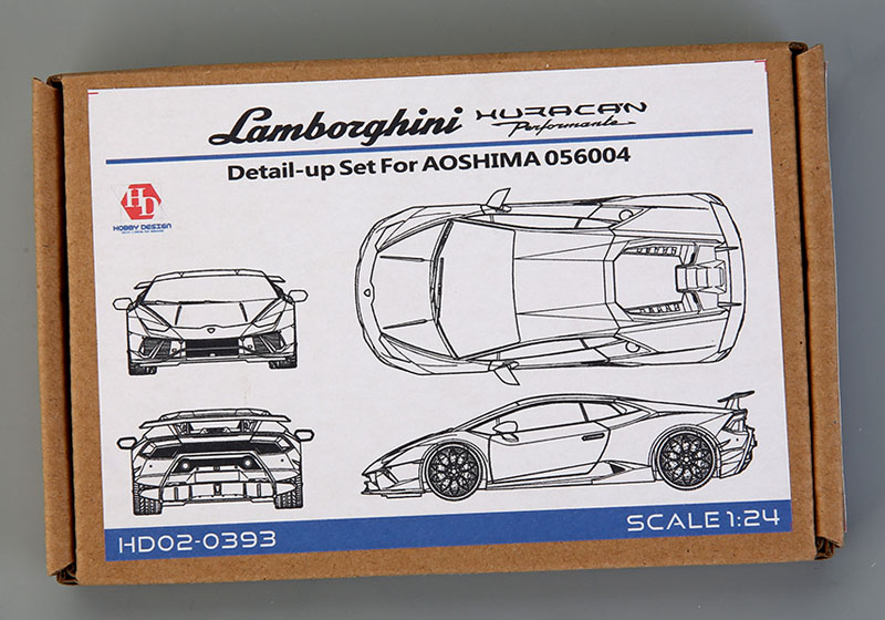 Hobby Design HD02_0393 1/24 Lamborghini Huracan Performante Detail up set for Aoshima