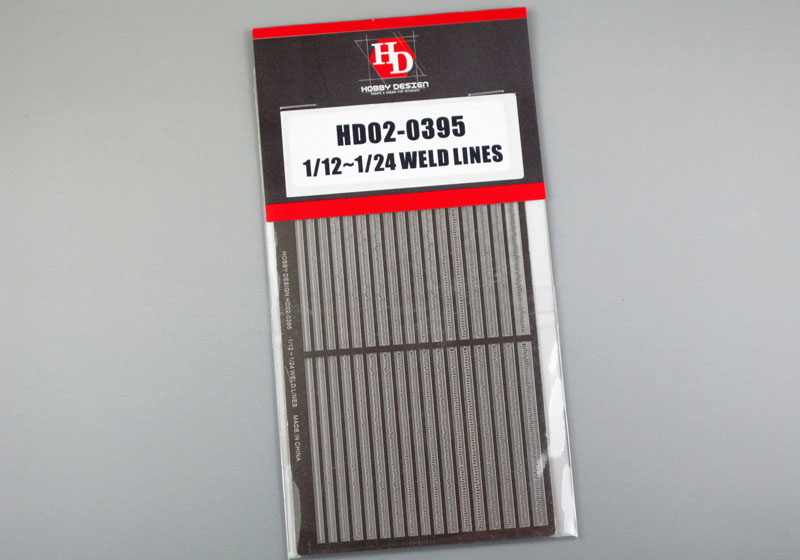 Hobby Design HD02_0395 1/12 - 1/24 Weld Line （溶接跡）  【メール便可】