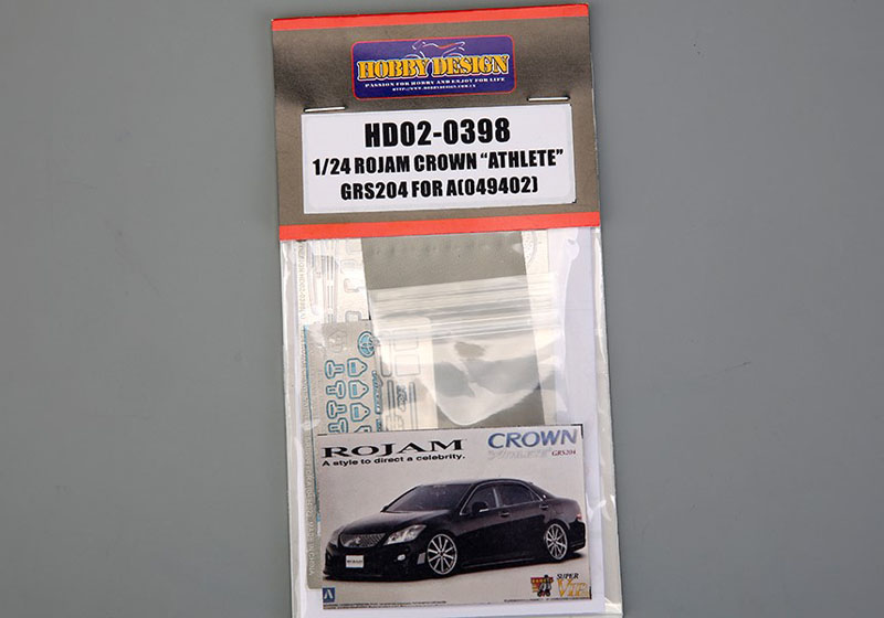 Hobby Design HD02_0398 1/24 Rojam Crown Athlete Grs204 Detail up set for Aoshima