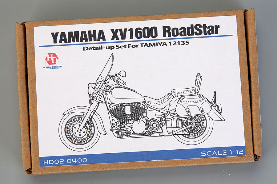 Hobby Design HD02_0400 1/12 Yamaha XV1600 Roadstat Detail up set for Tamiya