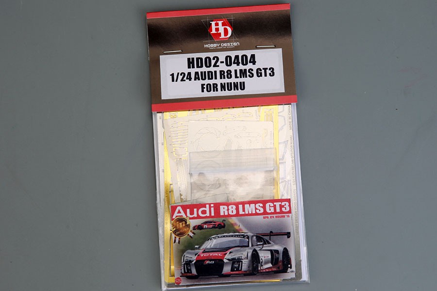 Hobby Design HD02_0404 1/24 AUDI R8 LMS GT3 Detail up set for Nunu