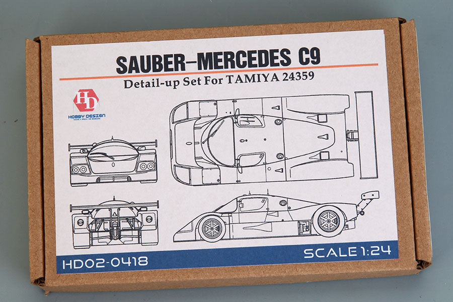 Hobby Design HD02_0418 1/24 Sauber-Mercedes C9 Detail up Set For Tamiya