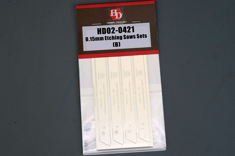 Hobby Design HD02_0421 0.15mm Etching Saws Sets (B)